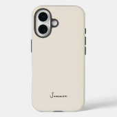 Alpenoat Beige Ästhetik Case-Mate iPhone Hülle (Rückseite)