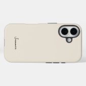 Alpenoat Beige Ästhetik Case-Mate iPhone Hülle (Rückseite (Horizontal))