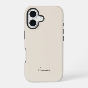 Alpenoat Beige Ästhetik iPhone 16 Hülle