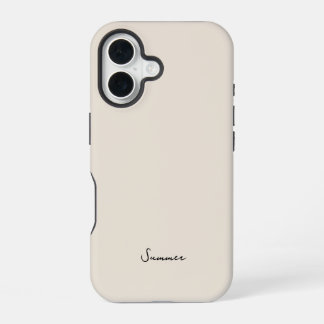 Alpenoat Beige Ästhetik iPhone 16 Hülle