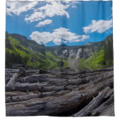 Alpensee Duschvorhang (Vorderseite)