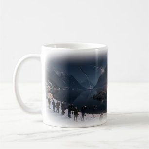 Alpensee-Feuerlicht-Reflexions-Drama-Tasse Kaffeetasse
