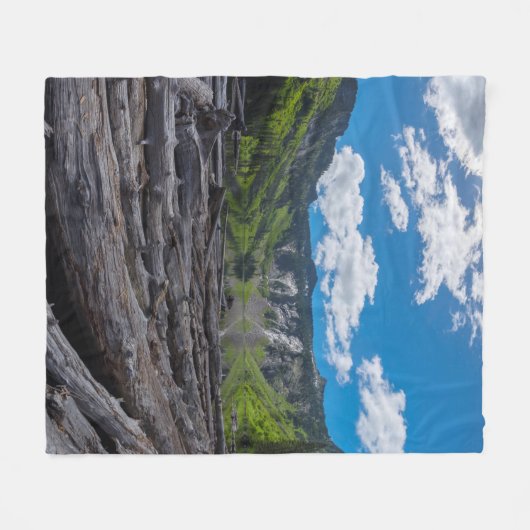 Alpensee Fleecedecke (Vorderseite (Horizontal))