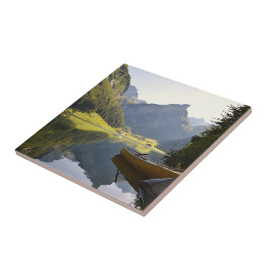 Alpensee in der Schweiz Fliese (Seite)