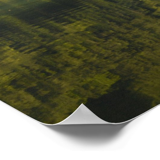 Alpensee in der Schweiz Poster (Ecke)