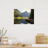 Alpensee in der Schweiz Poster (Küche)