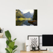 Alpensee in der Schweiz Poster (Heimbüro)