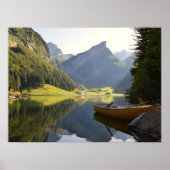 Alpensee in der Schweiz Poster (Vorne)