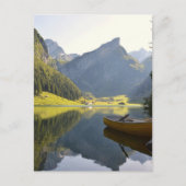 Alpensee in der Schweiz Postkarte (Vorderseite)