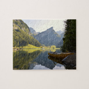 Alpensee in der Schweiz Puzzle