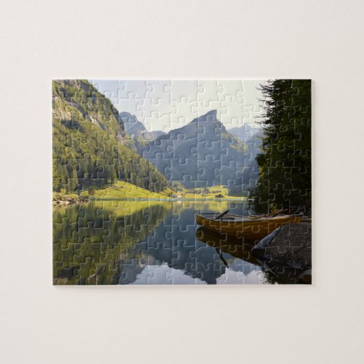 Alpensee in der Schweiz Puzzle (Horizontal)