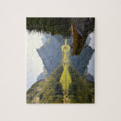 Alpensee in der Schweiz Puzzle (Vertikal)