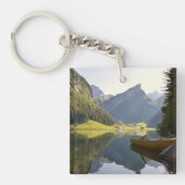 Alpensee in der Schweiz Schlüsselanhänger (Vorderseite)