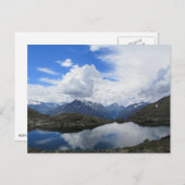 Alpensee Postkarte (Vorne/Hinten)