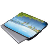 Alpensee Serenity Panorama Laptopschutzhülle (Vorne Knopf)