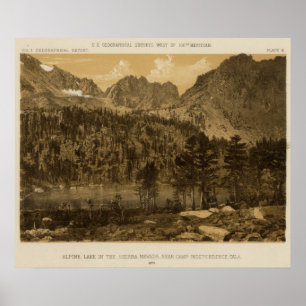 Alpensee, Sierra Nevada Poster