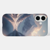 Alpensee-Sonnenaufgangsreflexion Case-Mate iPhone Hülle (Rückseite (Horizontal))