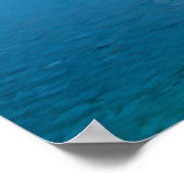 Alpensee und Sawtoths Poster (Ecke)