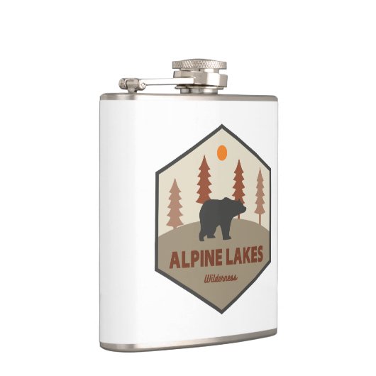 Alpenseen Wilderness Washington Bear Flachmann (Rechts)