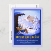 Alpensonderzuge Postkarte (Vorne/Hinten)