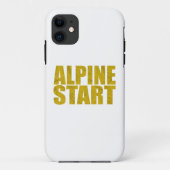 Alpenstart (Topo) Case-Mate iPhone Hülle (Rückseite)