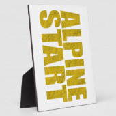 Alpenstart (Topo) Fotoplatte (Seite)