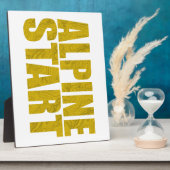 Alpenstart (Topo) Fotoplatte (Seite)