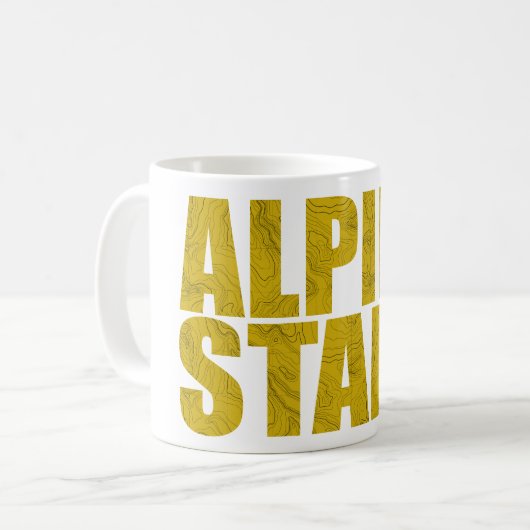 Alpenstart (Topo) Kaffeetasse (Vorderseite Links)