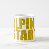 Alpenstart (Topo) Kaffeetasse (Mittel)