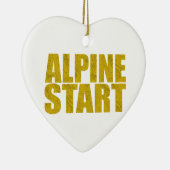 Alpenstart (Topo) Keramik Ornament (Rechts)