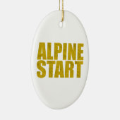 Alpenstart (Topo) Keramik Ornament (Rechts)