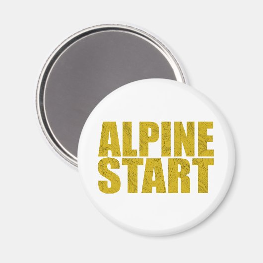 Alpenstart (Topo) Magnet (Vorderseite/Rückseite)