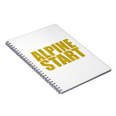 Alpenstart (Topo) Notizblock (Rechte Seite)