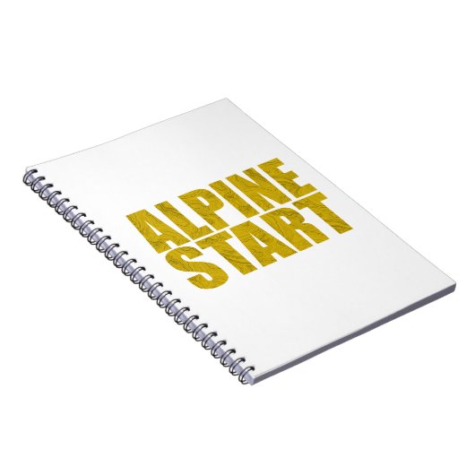 Alpenstart (Topo) Notizblock (Rechte Seite)