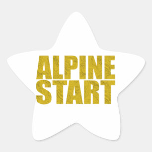 Alpenstart (Topo) Stern-Aufkleber