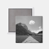 Alpenstraße Magnet (Vorderseite/Rückseite)