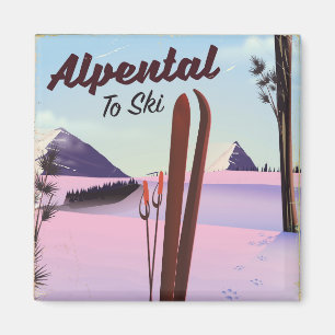 Alpental King County, Washington Skifahrer Magnet