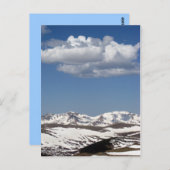 Alpentundra Postkarte (Vorne/Hinten)