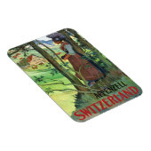 Alpenzell Schweiz Magnet (Rechte Seite)