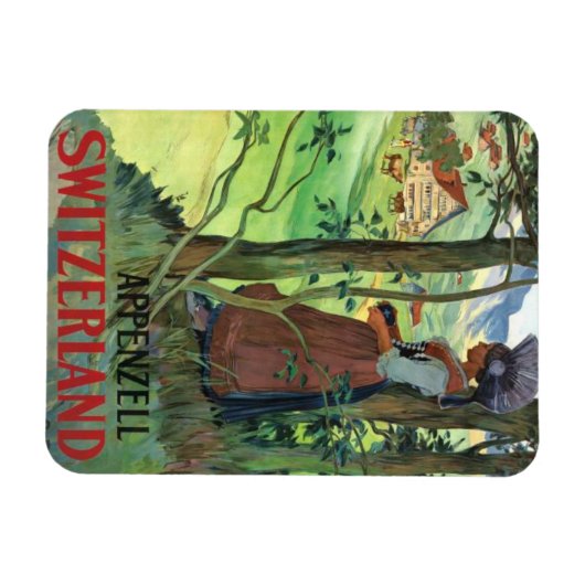 Alpenzell Schweiz Magnet (Horizontal)