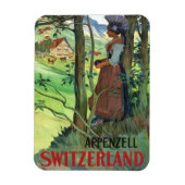 Alpenzell Schweiz Magnet (Vertikal)