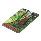 Alpenzell Schweiz Magnet (Linke Seite)