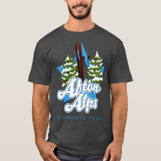 Alpes Minnesota zum Skifahren 1 T-Shirt