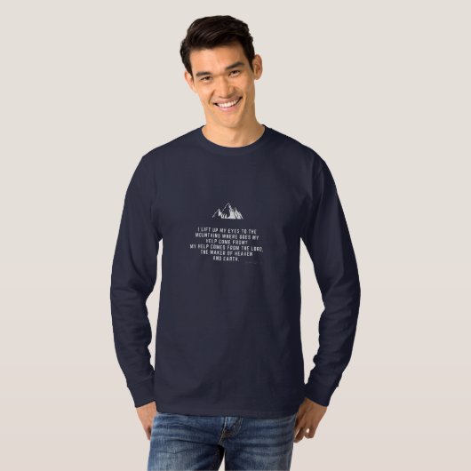 Alpes | Psalm 121 T-Shirt (Vorne ganz)