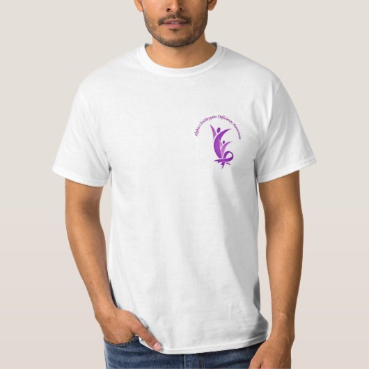 Alpha 1 Antitrypsin Mangel-Bewusstsein T-Shirt (Vorderseite)