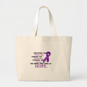 Alpha 1 antitrypsin Mangel-Tasche Jumbo Stoffbeutel