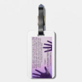 Alpha 1 antitrypsin Mangelumbau Gepäckanhänger (Rückseite vertikal)