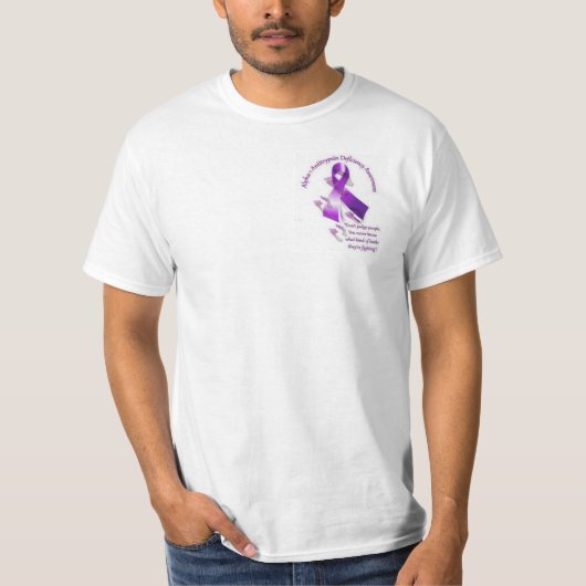 Alpha 1 Antitrypsin Weiß-T-Shirt T-Shirt (Vorderseite)