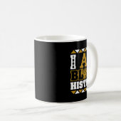 Alpha African Fraternity 1906 I Bin Black History Kaffeetasse (VorderseiteRechts)
