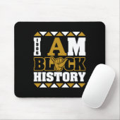 Alpha African Fraternity 1906 I Bin Black History Mousepad (Mit Mouse)